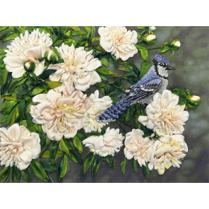  Птичка певчая Набор для вышивания лентами Многоцветница МЛ(Н)-3037