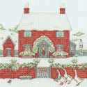 Christmas Cottage Набор для вышивания Bothy Threads