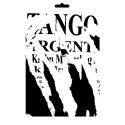 Tango Пластиковый трафарет Cadence