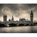 Тауэрский мост в Лондоне Раскраска картина по номерам на холсте