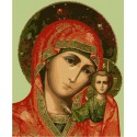 Казанская икона Божьей Матери Раскраска по номерам на холсте Menglei