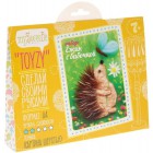 Набор Ёжик с бабочкой Картина из шерсти Toyzy