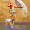Пляжный зонтик Раскраска картина по номерам Color Kit