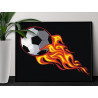 2 Футбольный мяч в полете Игра Для мальчика Для мужчин Спорт Легкая 75х100 Раскраска картина по номерам на холсте