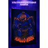 Пугало тыква на Хэллоуин Happy Halloween 100х125 Раскраска картина по номерам на холсте