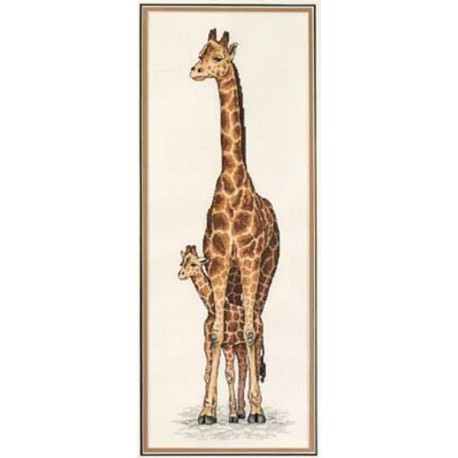 Мама-жираф и ее ребенок 13665 Набор для вышивания Dimensions ( Дименшенс )