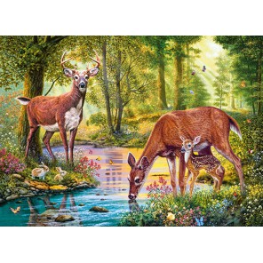B30132 Олени у воды Пазлы Castorland
