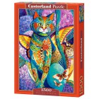 C151448 Кошачья фиеста Дэвида Галхата Пазлы Castorland