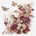 Птицы-Осень Набор для вышивания Luca-S