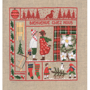 December (Декабрь) Набор для вышивания Le Bonheur des Dames 7712