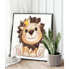 2 Веселый король лев Коллекция Cute animals Животные Для детей Детские Для малышей Для девочек Для мальчиков Раскраска картина п