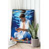  Мужчина под водой Медитация Люди Море Романтика Мем Раскраска картина по номерам на холсте AAAA-NK672