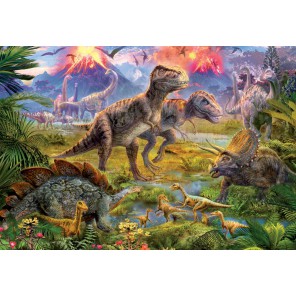 Встреча динозавров Пазлы Educa