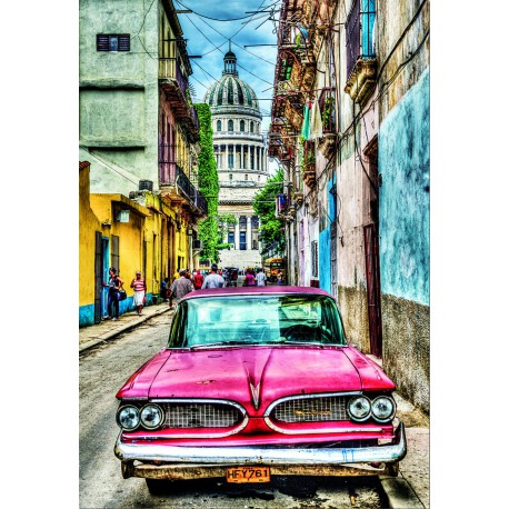 Винтажное авто в старой Гаване Пазлы Educa