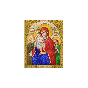  Богородица Трех Радостей Канва с рисунком для вышивки бисером Благовест ИС-4054