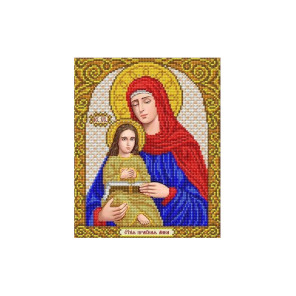  Святая Анна Канва с рисунком для вышивки бисером Благовест ИС-4064