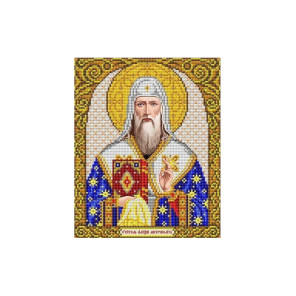  Святой Алексий Канва с рисунком для вышивки бисером Благовест ИС-4076