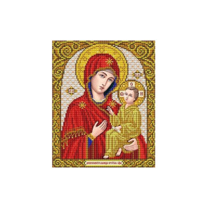  Богородица Душеспасительница Канва с рисунком для вышивки бисером Благовест ИС-4079