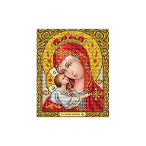 Богородица Игоревская Канва с рисунком для вышивки бисером Благовест ИС-4080