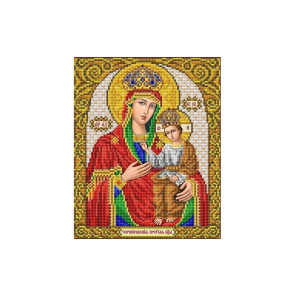  Богородица Черниговская Канва с рисунком для вышивки бисером Благовест ИС-4084