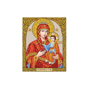  Богородица Самонаписавшаяся Канва с рисунком для вышивки бисером Благовест ИС-4085