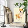 4 Портрет сиба-ину Животные Собака Легавая Для детей для подростков Для девочки Для мальчика 80х100 Раскраска картина по номерам