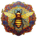 Золотая пчела (S) Деревянные 3D пазлы Woodbests