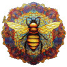  Золотая пчела (M) Деревянные 3D пазлы Woodbests 6316-WP