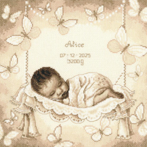 Малыш в гамаке Набор для вышивания Vervaco PN-0202504