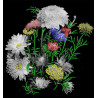  Цветы на чёрном фоне Канва с рисунком для вышивки бисером Вышиваем бисером ПР7
