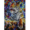  Удивленный тигр Канва с рисунком для вышивки бисером Вышиваем бисером ПР52