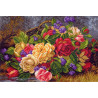Цветы в корзине Набор для вышивания Матренин Посад