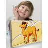 2 Верблюд в Африке Животные Для детей Детские Для девочек Для мальчика Маленькие Простые Раскраска картина по номерам на холсте