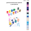 Дополнительные краски для раскраски 40х40 см AAAA-C2364