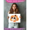 2 Толстый котик телец Знаки зодиака Животные Кошки Коты Смешная Для детей Детская Раскраска картина по номерам на холсте