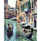 Каналы Венеции Раскраска картина по номерам акриловыми красками на холсте Menglei