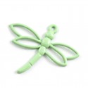 Стрекоза светло-зеленая Подвеска металлическая для скрапбукинга, кардмейкинга