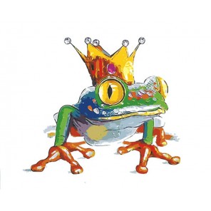 Царевна-лягушка Раскраска картина по номерам акриловыми красками на холсте Menglei