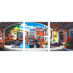 Количество цветов и сложность Романтика Венеции Раскраска картина по номерам акриловыми красками на холсте