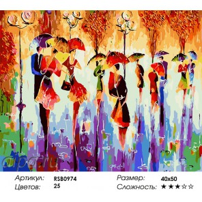 Разноцветный сентябрь Раскраска картина по номерам акриловыми красками на холсте