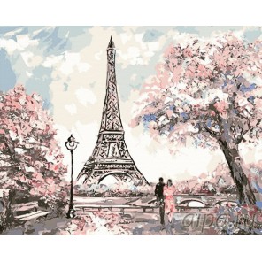 Париж Раскраска картина по номерам акриловыми красками на холсте Hobby&You