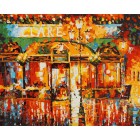 Туманное кафе Раскраска картина по номерам акриловыми красками на холсте Белоснежка