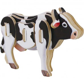 Корова 3D Пазлы Деревянные Robotime