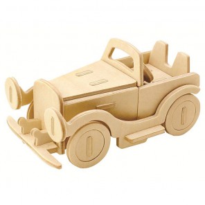 Классический автомобиль 3D Пазлы Деревянные Robotime