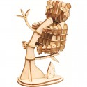 Панда 3D Пазлы Деревянные Robotime