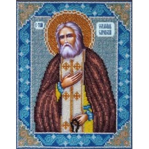 Святой Серафим Саровский Набор для частичной вышивки бисером Паутинка