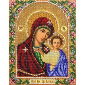 Казанская Богородица Набор для частичной вышивки бисером Паутинка