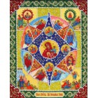 Богородица Неопалимая купина Набор для частичной вышивки бисером Паутинка