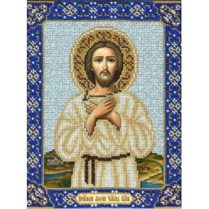 Святой Алексей Человек Божий Набор для частичной вышивки бисером Паутинка