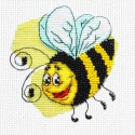 Пчелка Набор для частичной вышивки бисером Паутинка